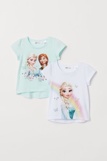 Set 2 Áo HM bé gái Mickey Elsa Pony