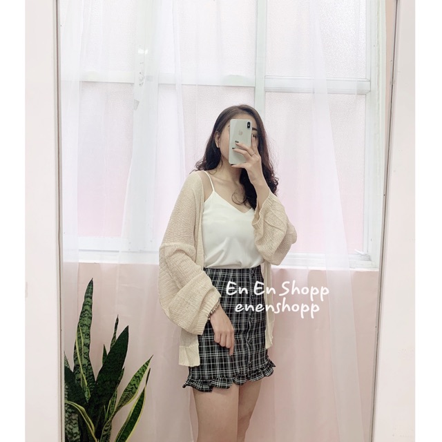 [ẢNH THẬT] Cadigan len mỏng khoác nhẹ (A232)