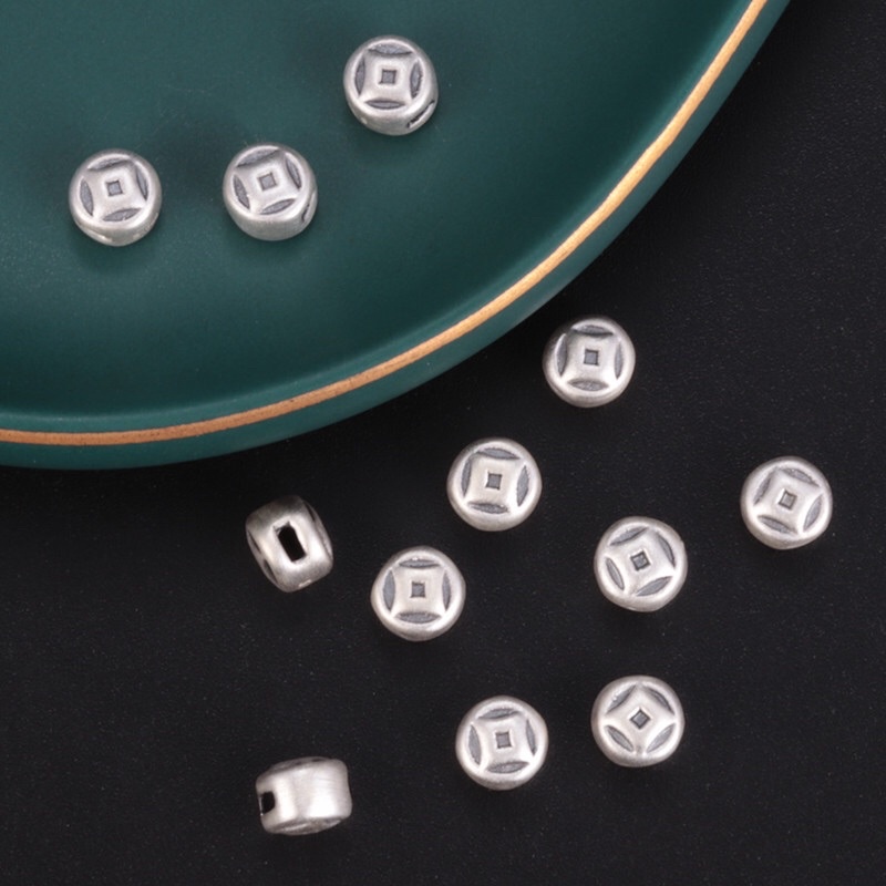 GIÁ SỈ  Charm bạc 3D kim tiền bạc siêu đẹp - Bạc chuẩn_Hàng đẹp loại 1, PH765