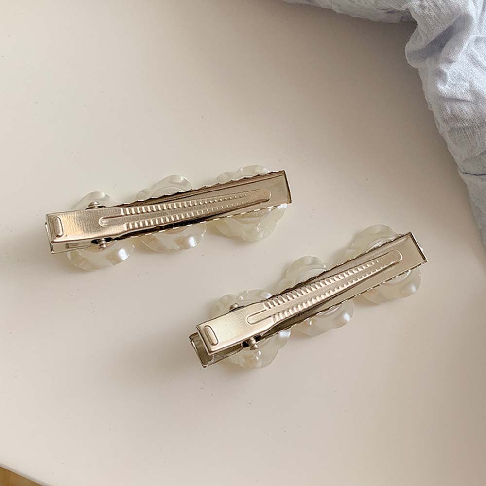 Kẹp tóc hình hoa hồng bằng acrylic phong cách Hàn Quốc thời trang cho nữ
