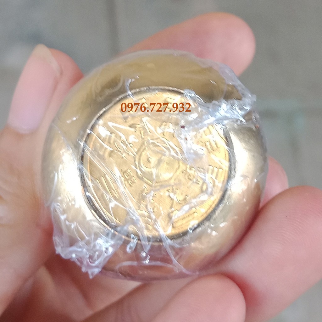 Hồ Lô trơn vàng bóng cao 7.5cm, Hồ Lô phong thủy, Hồ lô Bát Quái bằng đồng | BigBuy360 - bigbuy360.vn