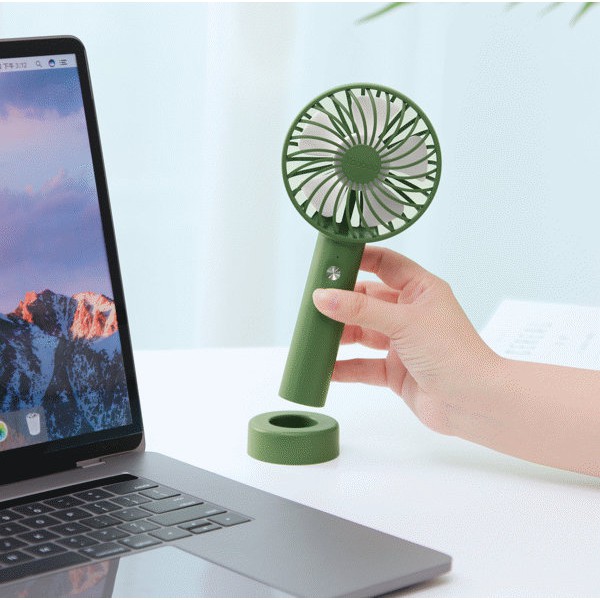 Quạt tích điện mini Yoobao F3S siêu tiện lợi, dung lượng 2000mAh, liên tục 9 tiếng, tặng dây đeo silicon cùng màu | BigBuy360 - bigbuy360.vn