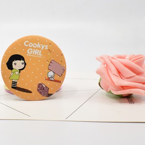Gương tròn trang điểm mini xinh xắm, nhiều mẫu, viền kim loại dễ thương dễ dàng bỏ túi #guongtron