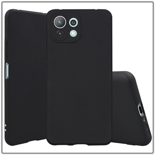 Ốp lưng cho Xiaomi Mi 11 Lite 4G - 5G - NE TPU dẻo đen nhám, che Camera