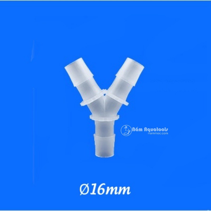 Nối TEE - Chữ Y - Đầu Nối Chia 3 Ống Nước F8 | F10 | F12 | F16 | F20 - Phụ kiện thuỷ sinh Nấm Aquatools