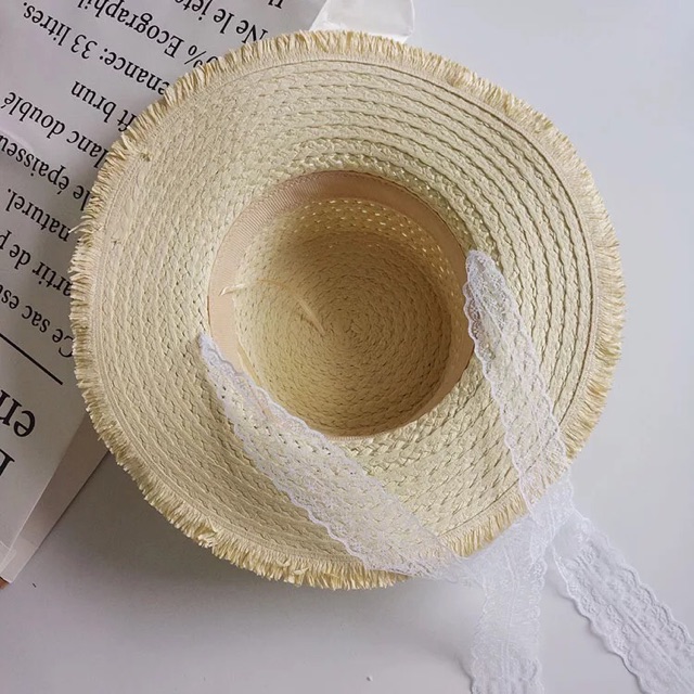 Mũ cói vành to che nắng đi biển- Maben