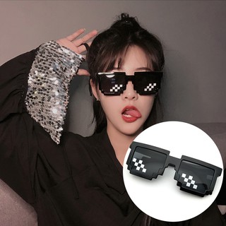 MẮT KÍNH THUG LIFE 6 CHẤM BẢN TO MK11 (MÀU ĐEN)