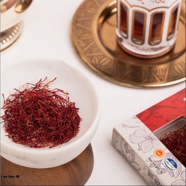 Nhụy Hoa Nghệ Tây Saffron Organic Hy Lạp nhãn hiệu Krokos Kozanis hộp giấy đỏ 1g