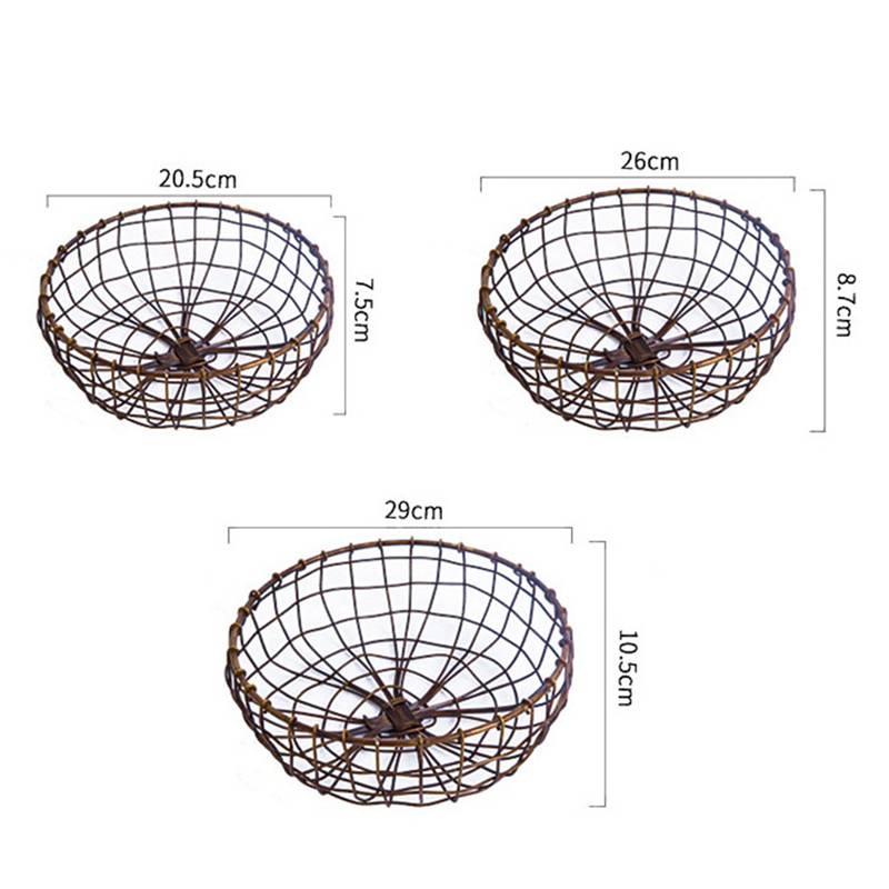 Giỏ đựng trái cây/ bánh mì bằng da lộn dệt tay phong cách Nhật Bản cổ điển tiện dụng