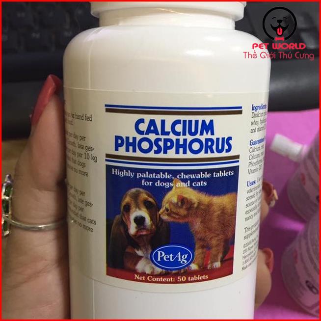 CALCIUM PHOSPHORUS - Thuốc bổ sung canxi dành cho chó mèo
