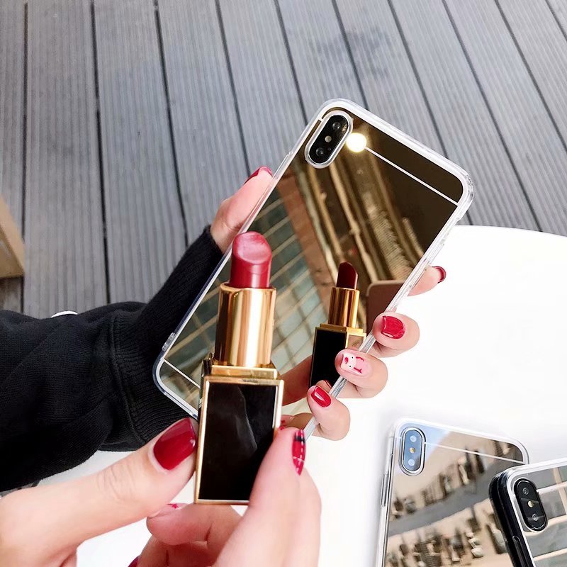 Ốp Điện Thoại Tráng Gương Sang Trọng Cho OPPO A57 A77S A74 A94 F5 F9 A53 A5S A3S A7 A9 2020 F1S A37 A33 F11Pro
