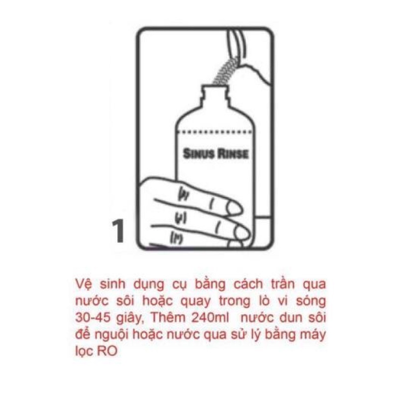 Hộp 30 gói muối rửa mũi SRK Saltmax