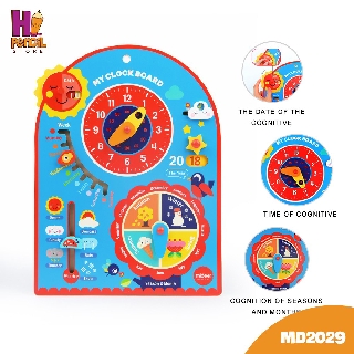 Đồ Chơi Bé Tập Xem Đồng Hồ Mideer Phát Triển Kỹ Năng Cho Trẻ - Hi Pencil