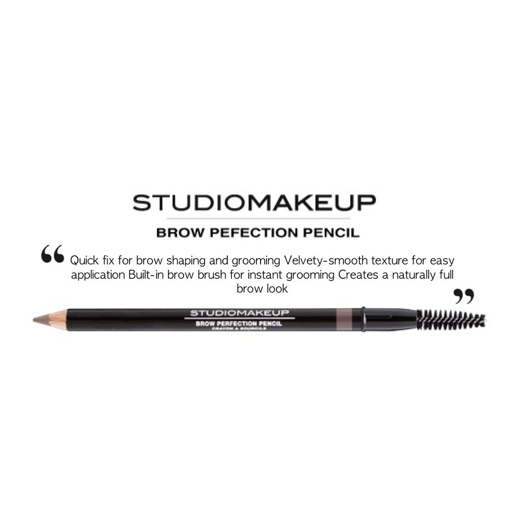 Chì kẻ mày 2 đầu STUDIOMAKEUP BROW PERFECTION PENCIL SBR - Thegioimakeuppro