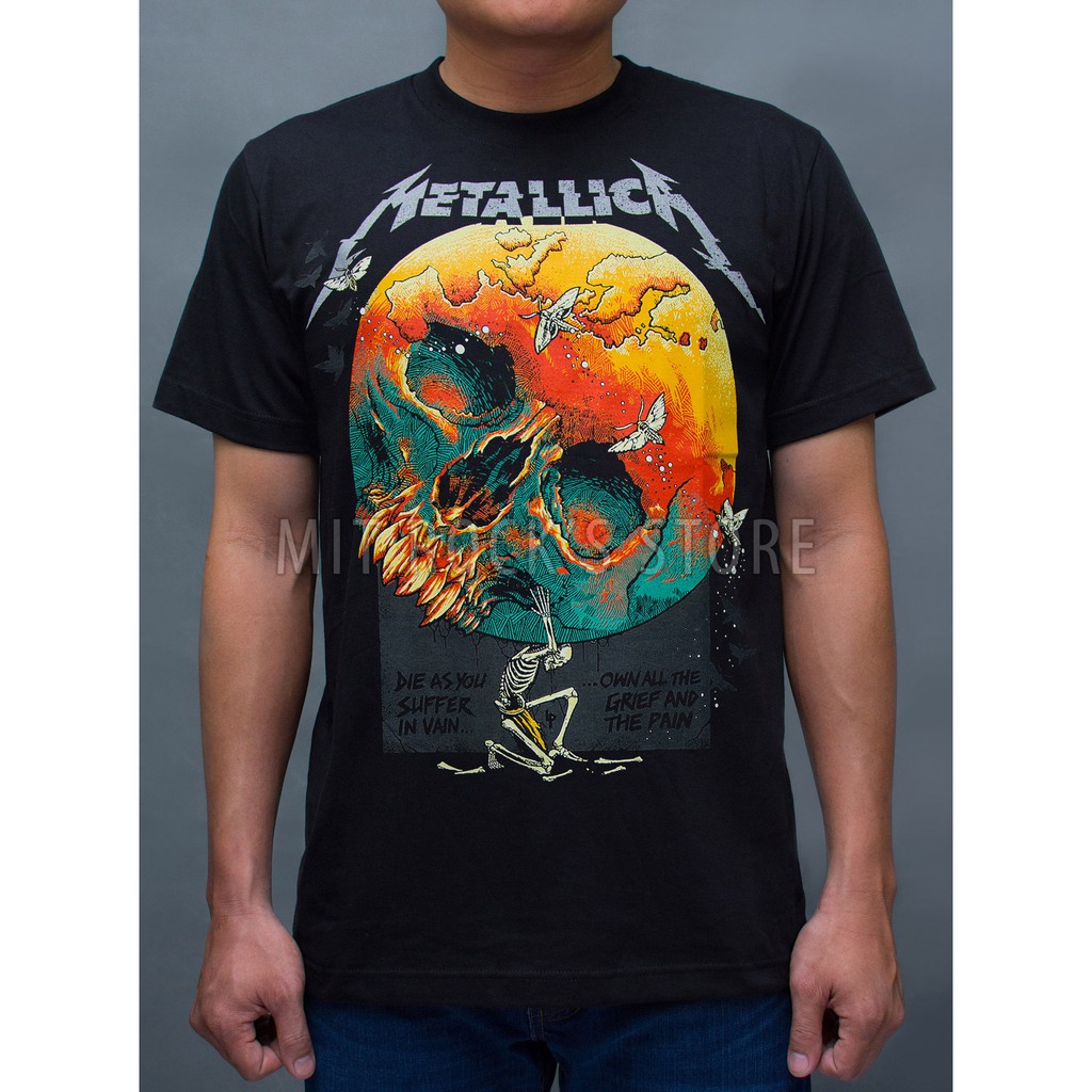 Áo Metallica - Rock band tee - Áo Rock - Size S, M, L, XL, XXL - Áo Thái Lan