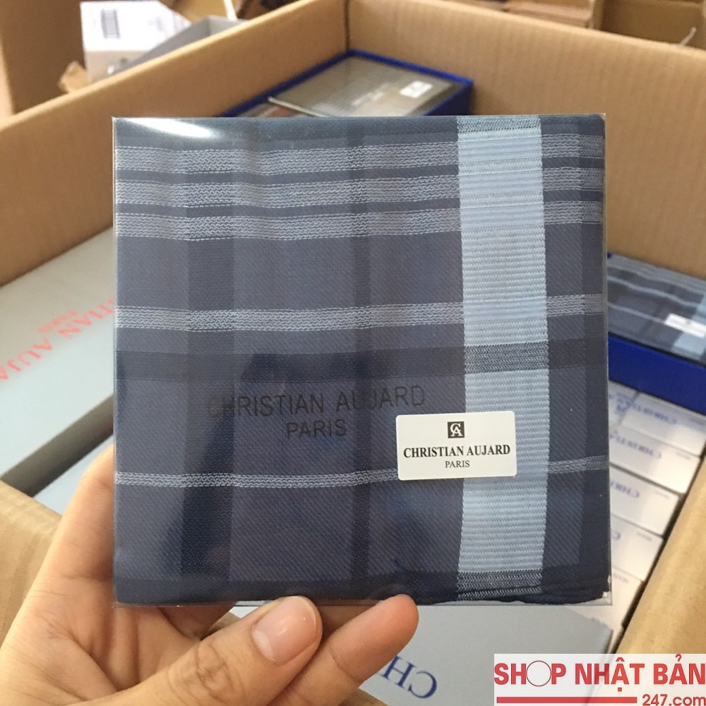 Khăn mùi xoa nam cao cấp Christian Hàn Quốc - Chính hãng