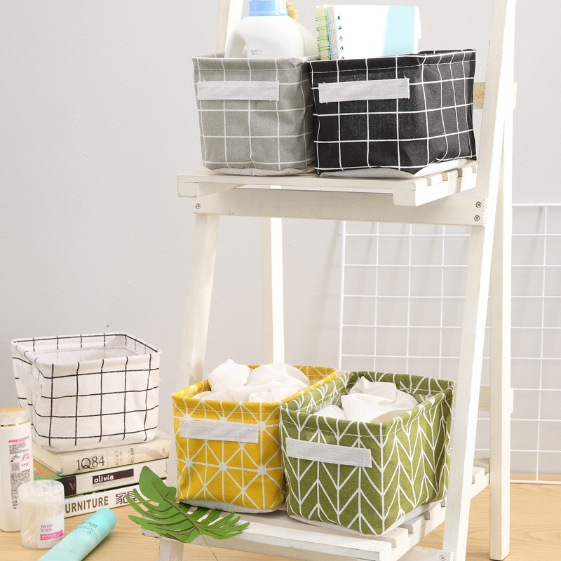 Giỏ đựng đồ bằng cotton đa năng dễ sử dụng tiện lợi