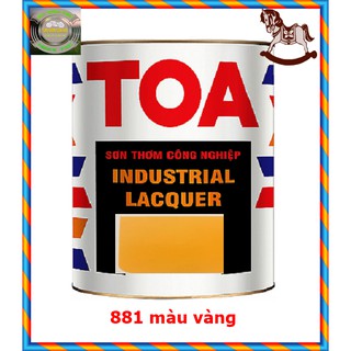 Sơn thơm công nghiệp Toa 1kg màu vàng