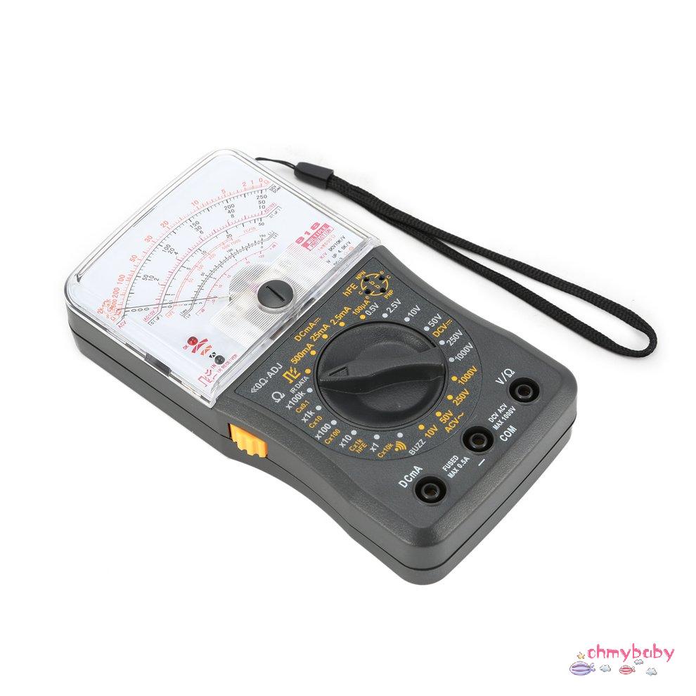 Đồng hồ vạn năng tương tự cầm tay mini Đo vôn kế AC / DC Ampe kế Ohm Cầu chì / Điốt Tester