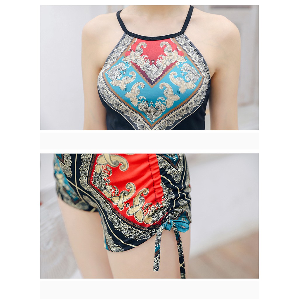 Bộ Đồ Đi Biển Kèm Khăn - Quần Áo Đi Biển Kèm Khăn Cực Đẹp | BigBuy360 - bigbuy360.vn