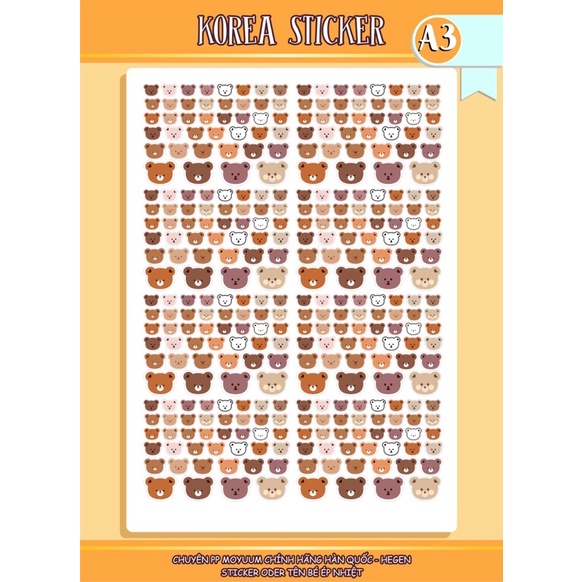 Sticker in nhiệt dán bình sữa chịu nhiệt, chống nước