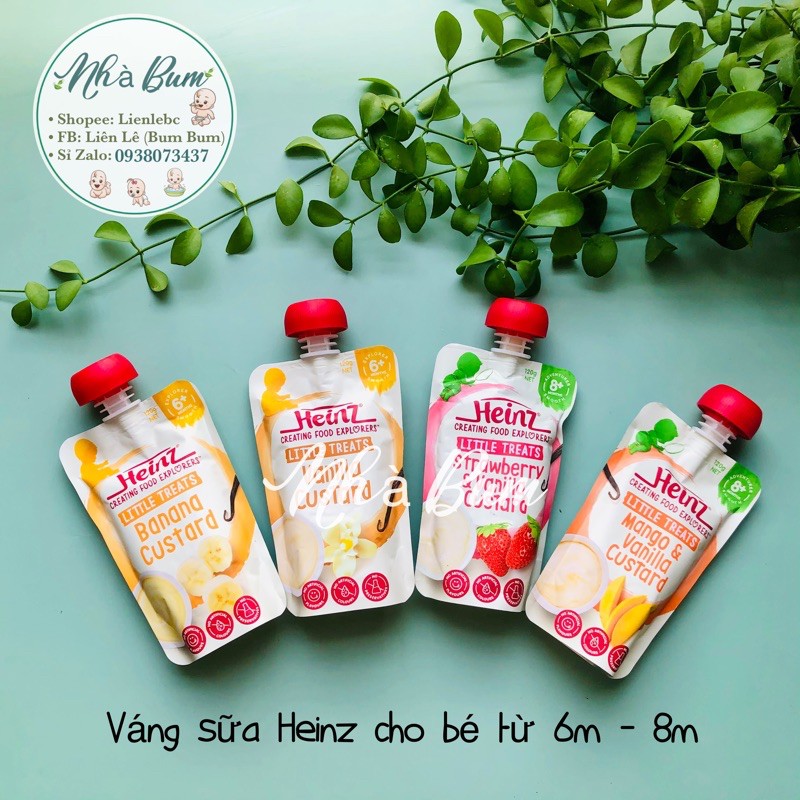 Váng sữa Heinz 120g cho bé từ 6m+ | Custas Heinz