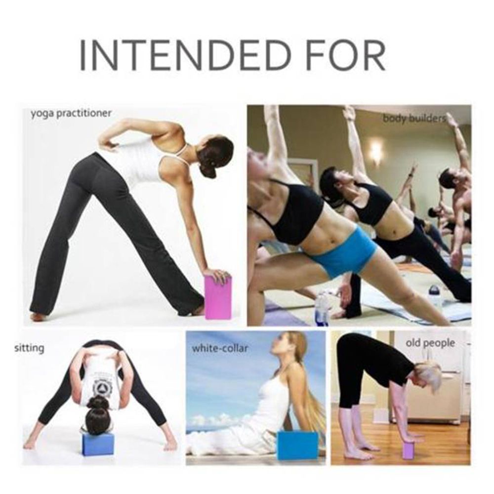 Khối gạch xốp eva không trượt nhiều màu dùng tập yoga/ thể hình