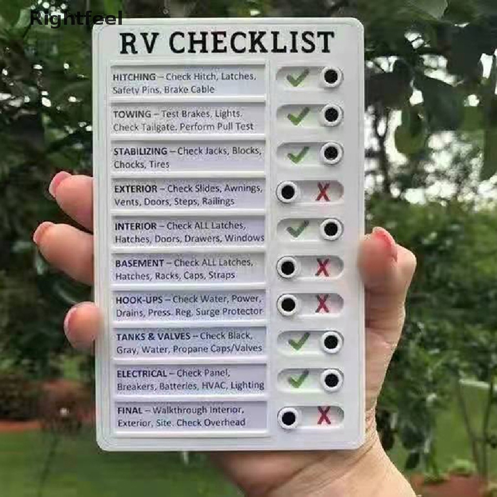 Bảng Ghi Nhớ RV Bằng Nhựa Có Thể Tái Sử Dụng Cho Người Già