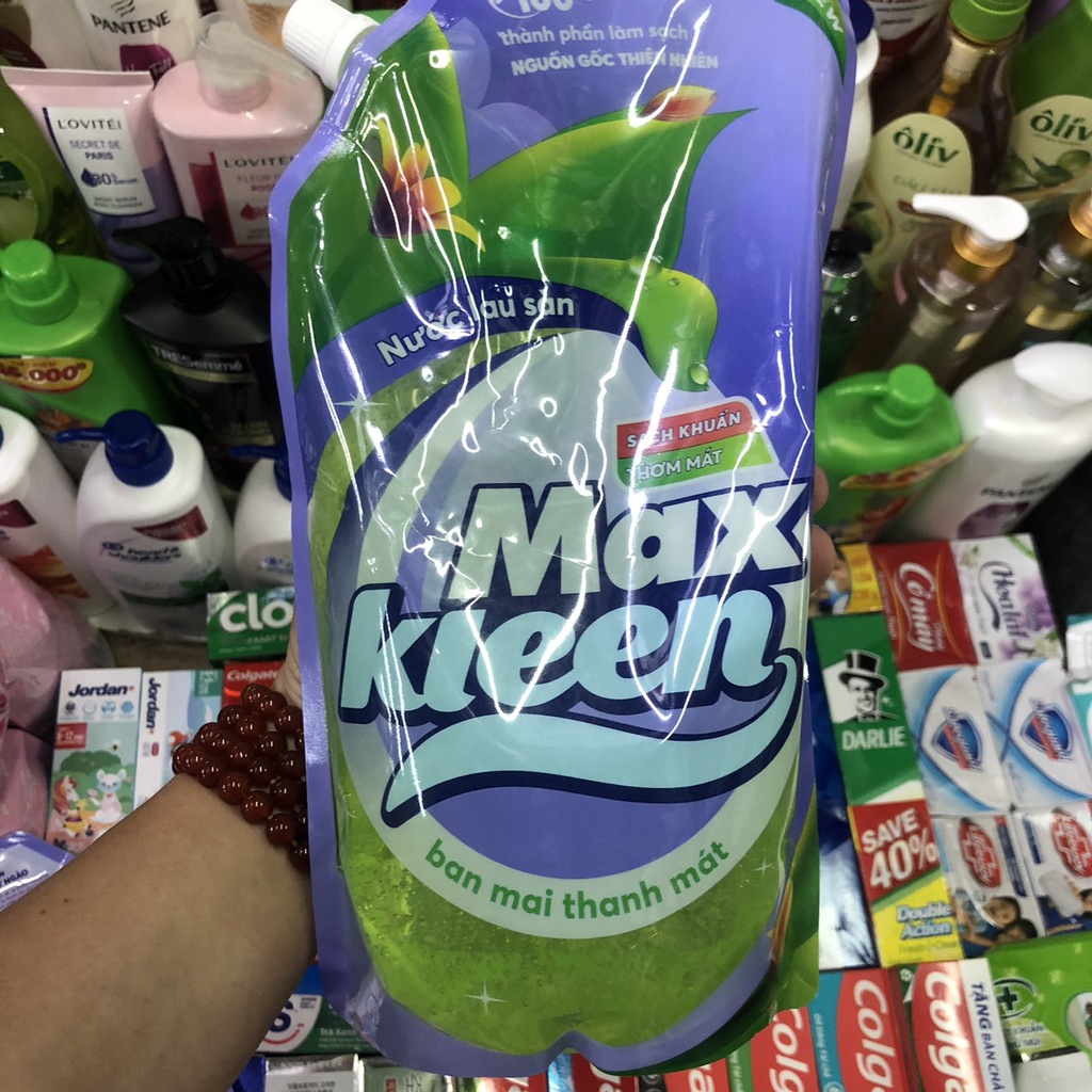 Nước lau nhà MaxKleen hương ngàn hoa ngọt ngào/  túi 1kg