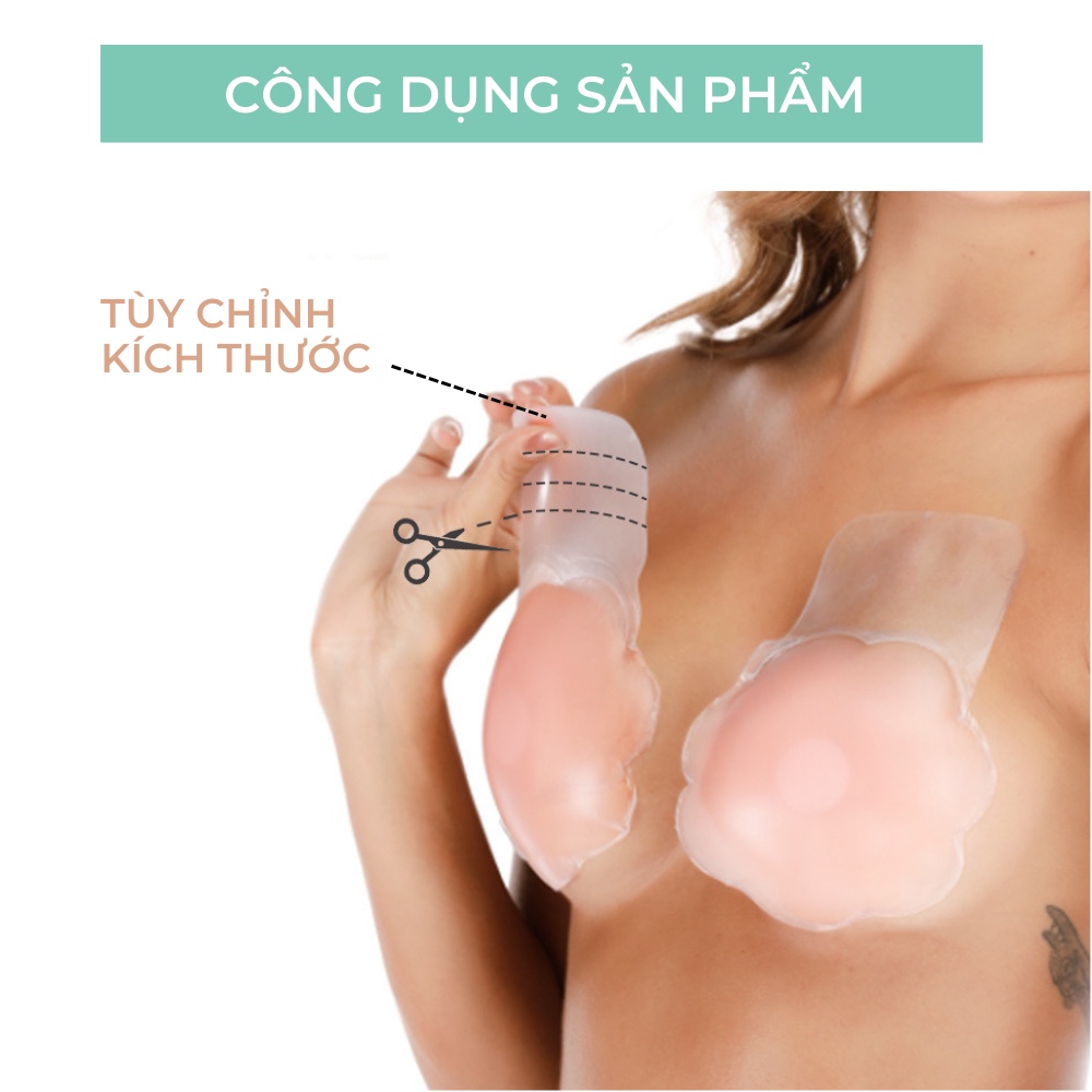 Cặp Miếng Dán Nâng Ngực Cao Cấp Tái Sử Dụng BEBECHIC