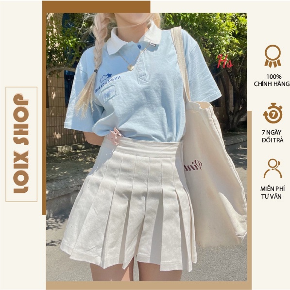Áo polo màu xanh dương NNIVAX LOIX mã 1030
