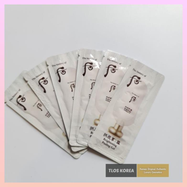 Whoo gói tẩy tế bào da chết dạng kỳ whoo làm sáng da whoo gongjinhyang seol brightening gel 1ml