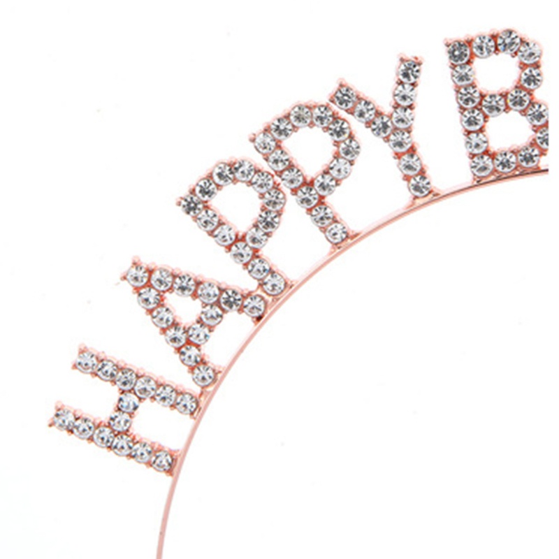 Flgo Dây Đeo Chéo Màu Vàng Hồng Trang Trí Tiệc Sinh Nhật