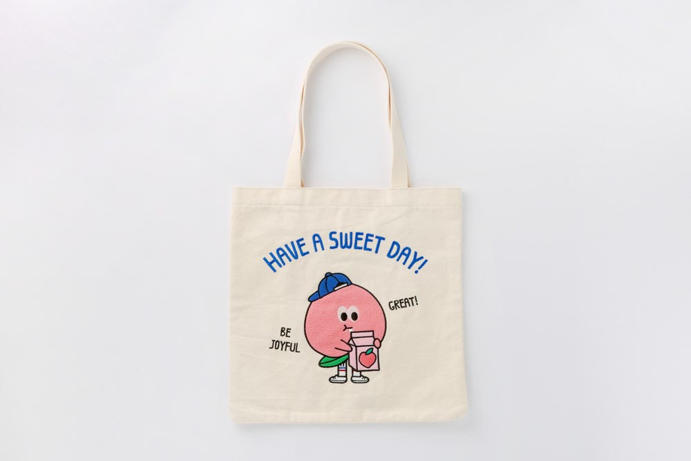 Túi Tote Bag ARTBOX Hàn Quốc Sử Dụng Hàng Ngày Họa Tiết Hộp Sữa Hoạt Hình Màu Hồng Đáng Yêu