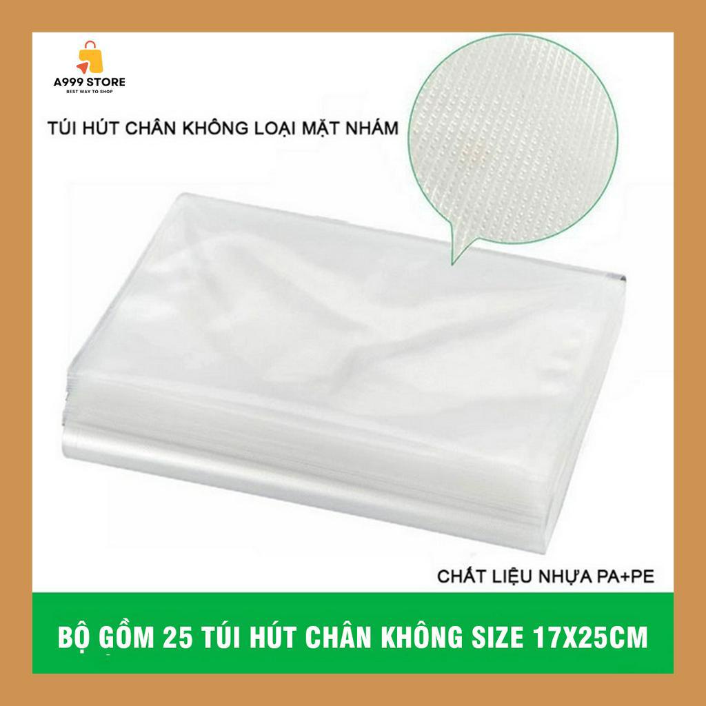 Máy Hút Chân Không Thực Phẩm Cao Cấp, Đóng Gói Hàn Miệng Túi Gia Đình - Chuyên Dùng Túi Nhám - Kèm 10 Túi Nhám New.