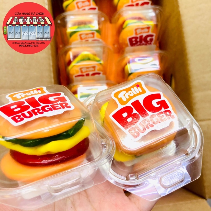 Kẹo dẻo 𝙏𝙍𝙊𝙇𝙇𝙄 Big Burger Đức 50g