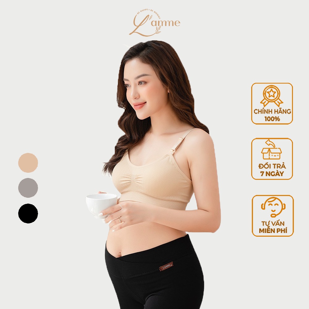 Áo lót bầu (A2) không gọng chống chảy xệ có nút tháo cho bé tuti by LAMME