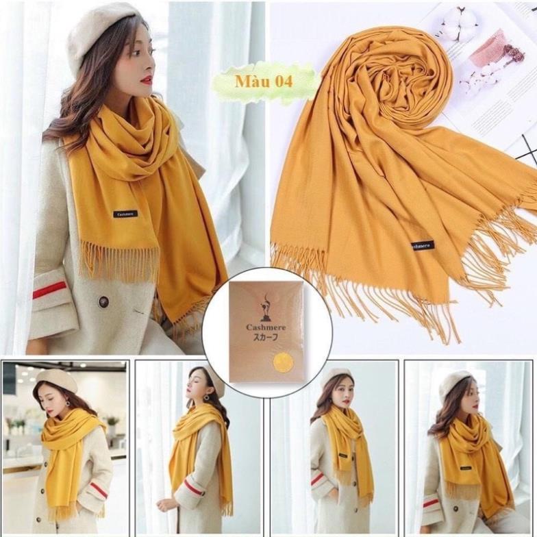 [FREESHIP] Khăn Cashmere Chất Vải Len Mềm Mịn QC