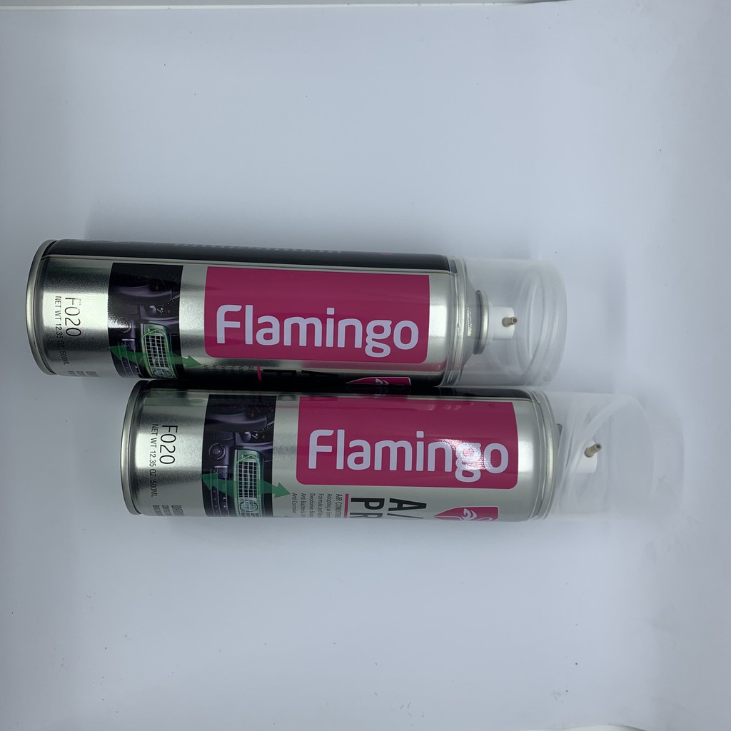 Bình Xịt Vệ Sinh Điều Hòa/Giàn Lạnh Flamingo Dành Cho Ô Tô Dung Tích 500ml