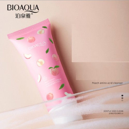Sữa Rửa Mặt Kiểm Soát Dầu Amino Acid Chiết xuất trái đào 100g của Bioaqua princess beauty