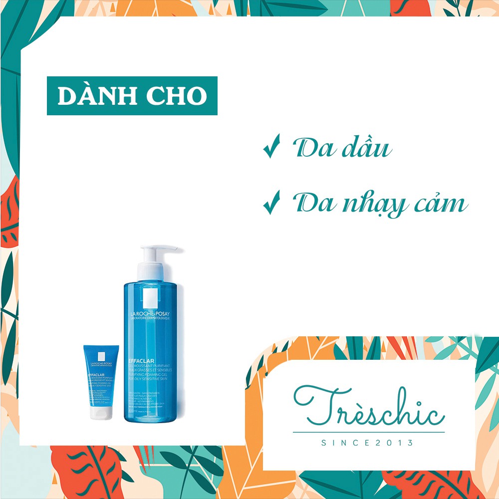 Sữa Rửa Mặt La Roche-Posay Effaclar Purifying Foaming Gel pH 5.5 Dịu Nhẹ Dành Cho Da Dầu 400ml | BigBuy360 - bigbuy360.vn