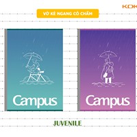 Vở CAMPUS kẻ ngang 80tr JUVENILE- TOP2 SHOP