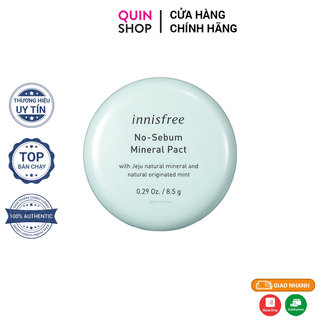 Phấn Phủ Kiềm Dầu Innisfree No Sebum Mineral Pact