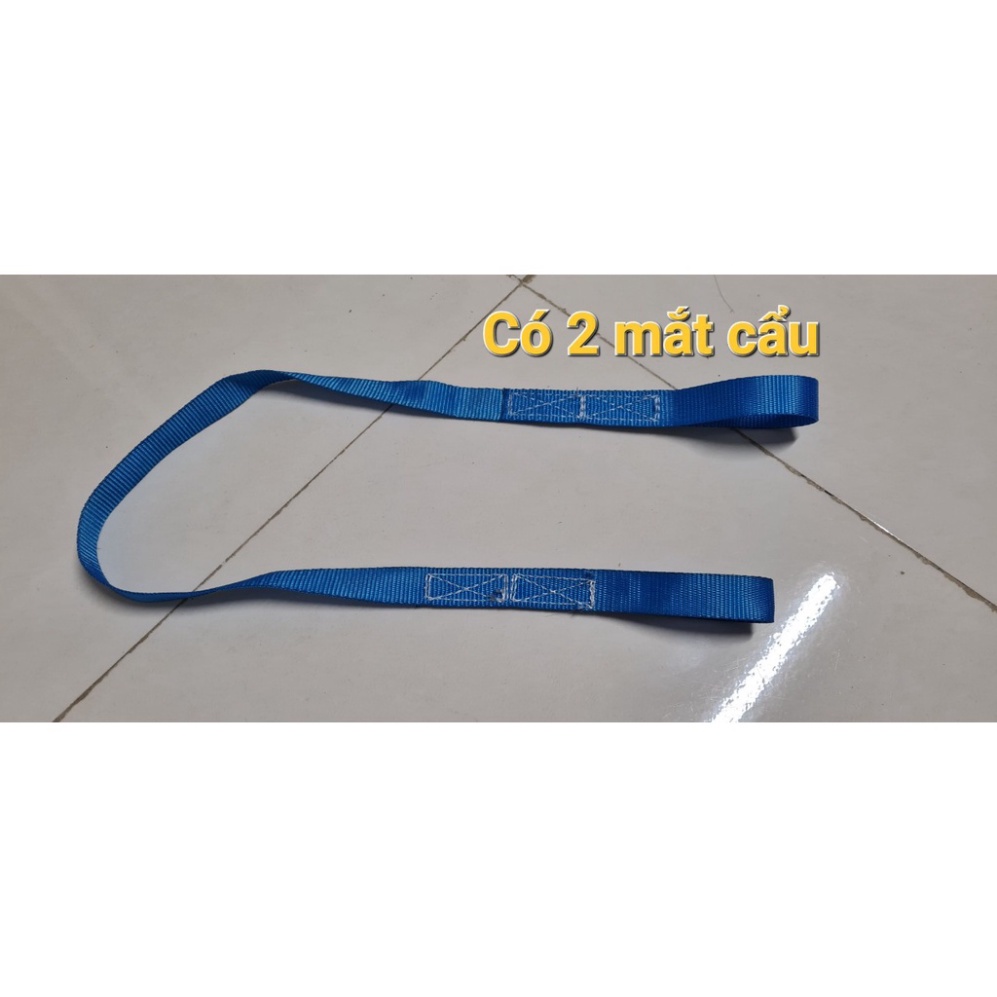 Hàng công ty thanh lý - dây cẩu hàng 100-200kg, dây đai 2 đầu khoen cẩu hàng nhỏ nhẹ