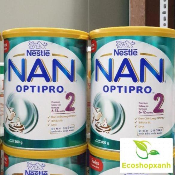 Sữa NAN OPTIPRO 2 Mẫu Mới 800g (Date 2021)