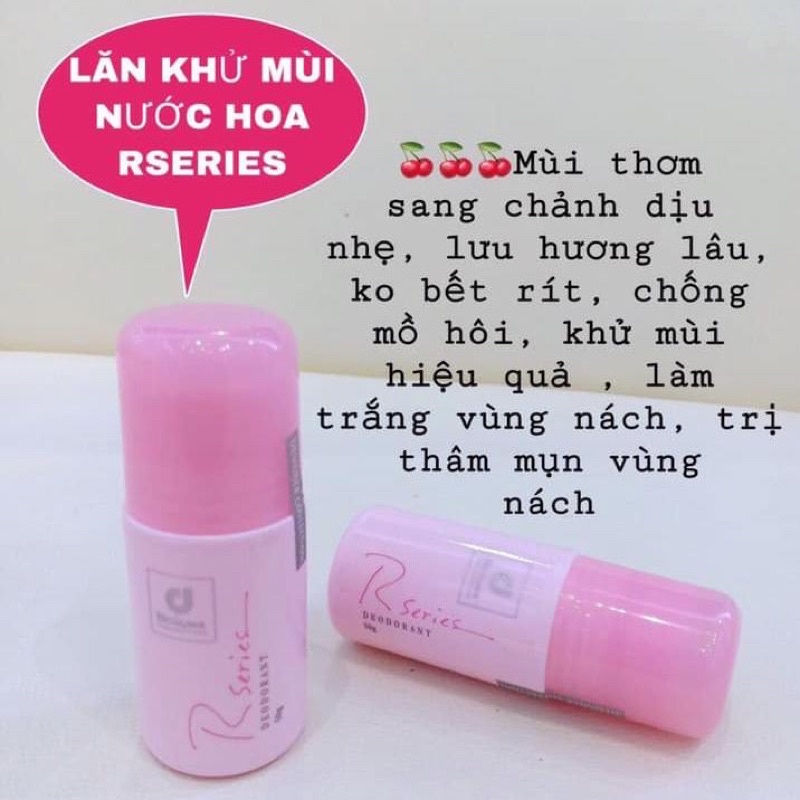 Lăn Khử Mùi RSeries Hương Nước Hoa (Vỏ Hồng)