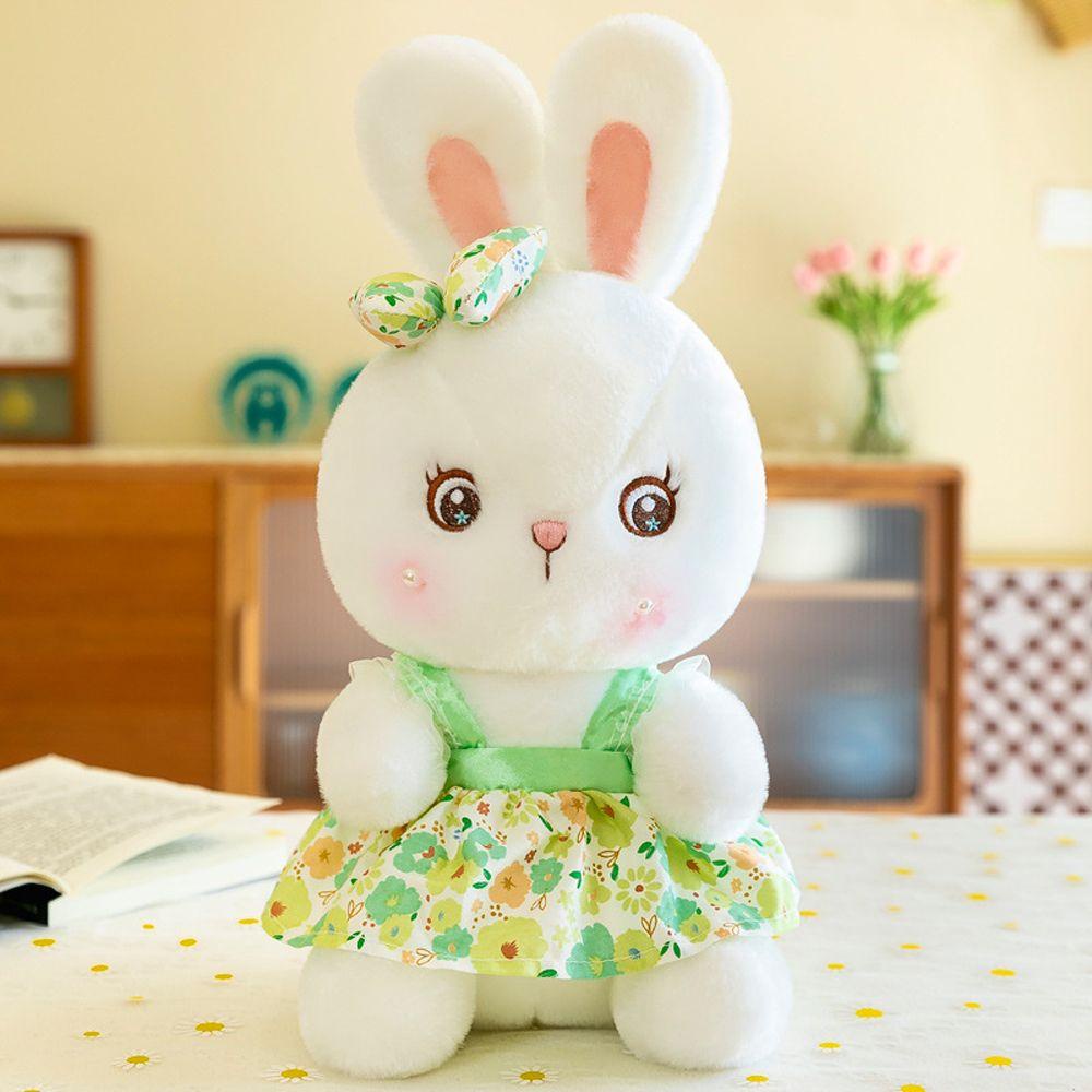LILYES Đồ chơi nhồi bông Hình Thỏ Hoạt Hình Đáng Yêu Cho Bé