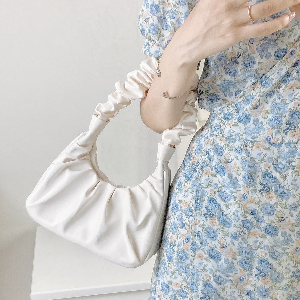 Túi xách tay/ đeo dưới cánh tay IELGY từ da PU hình dạng độc đáo thời trang cho nữ