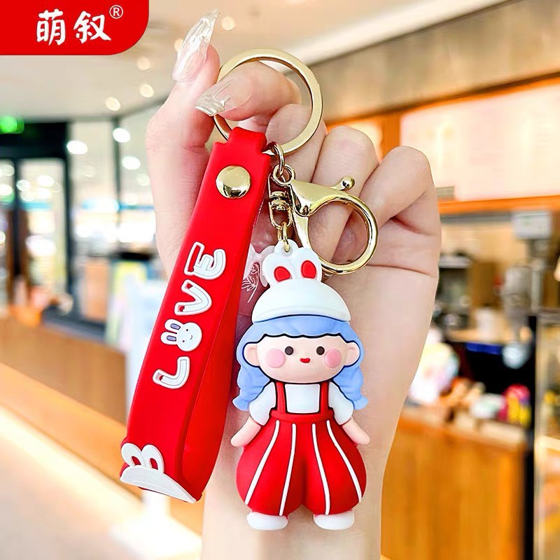 Móc khoá treo búp bê _ công chúa đủ màu sắc làm quà tặng