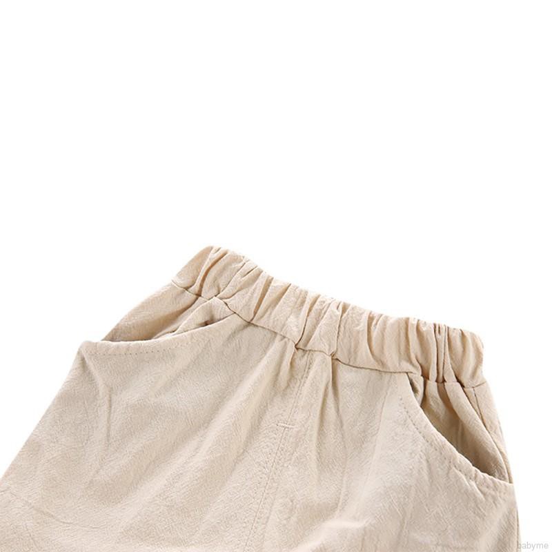 Bộ 2 món áo thun + quần short in chữ dễ thương cho bé trai